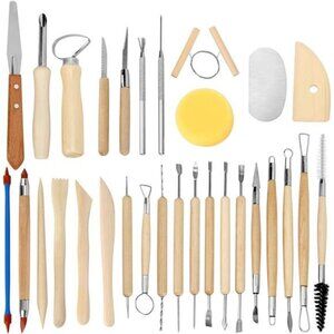 Clay Tools, Pottery Tools, Clay Sculpting Tools, Pottery Kit